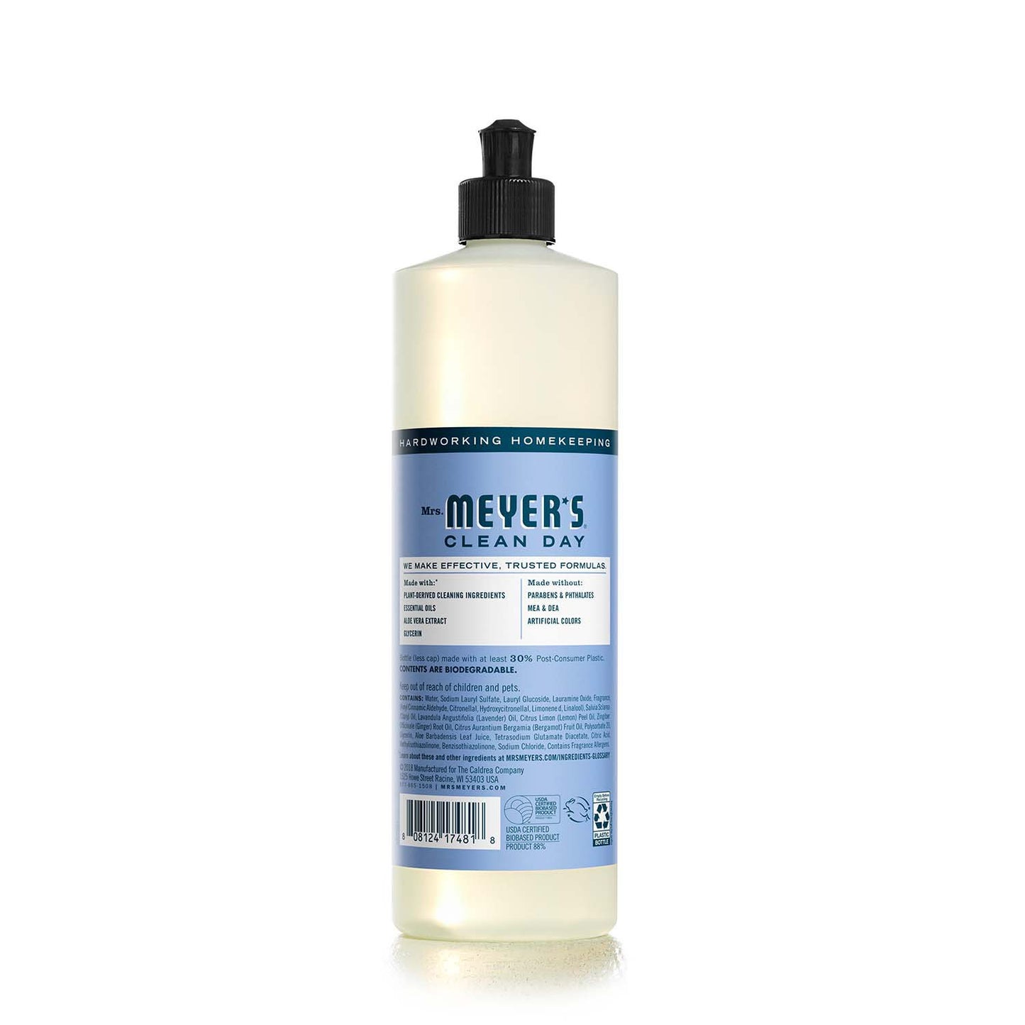Mrs. Meyer's Clean Day Bluebell Scent Dish Soap