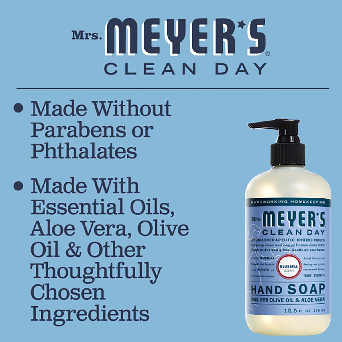 Mrs. Meyer's Clean Day Bluebell Liquid Hand Soap