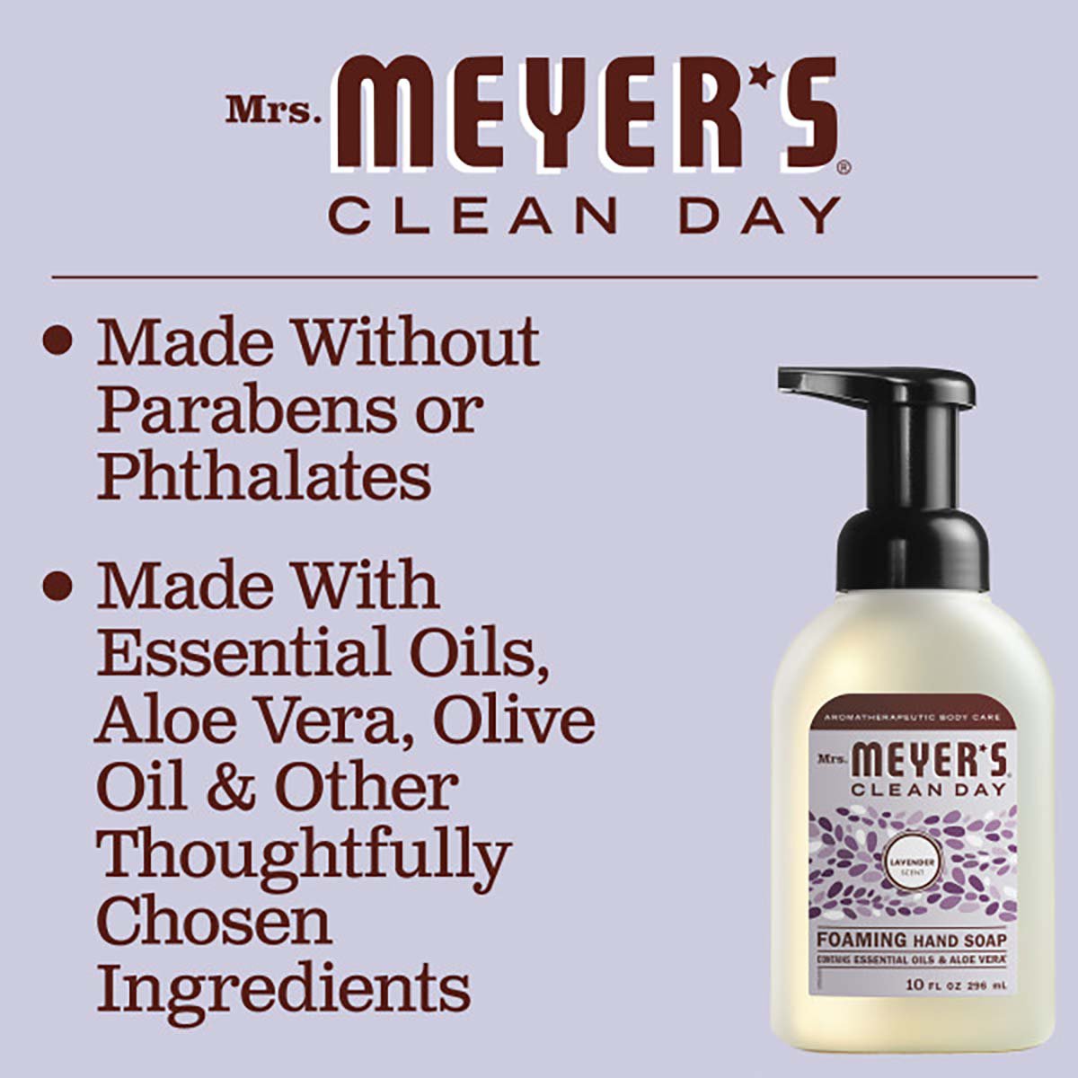 Mrs. Meyer's Clean Day Lavender Foaming Hand Soap