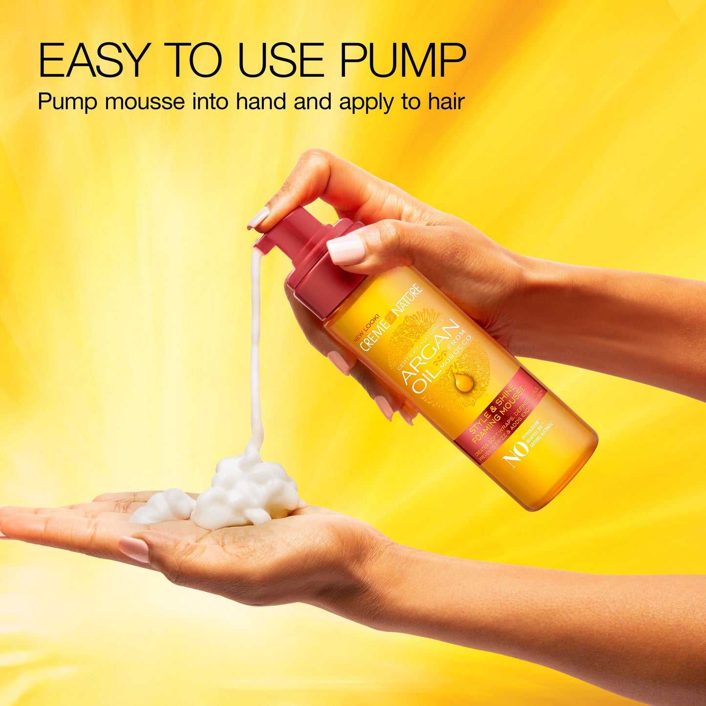 Creme of Nature Argan Oil Foaming Foaming Mousse