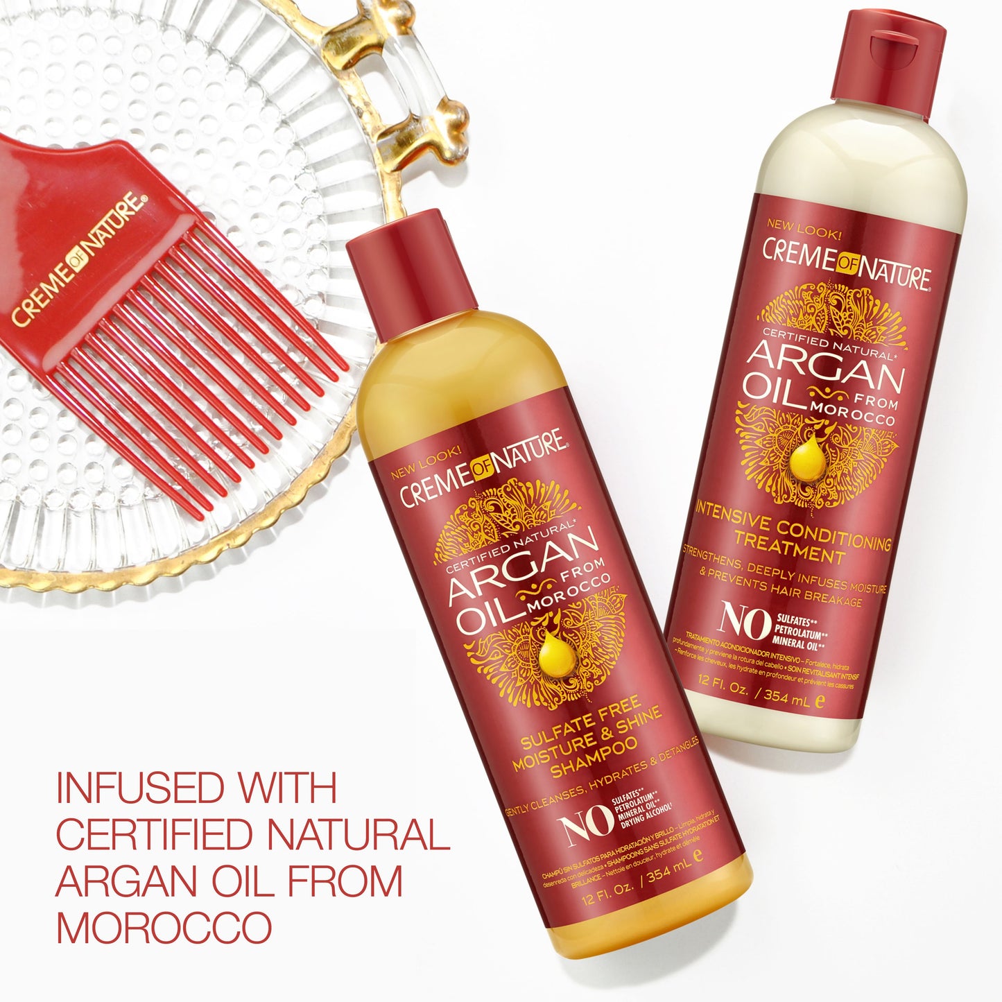 Creme of Nature Argan Oil Sulfate-Free Moisture & Shine Shampoo