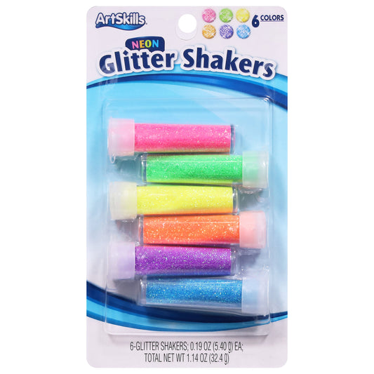ArtSkills Neon Glitter Shakers