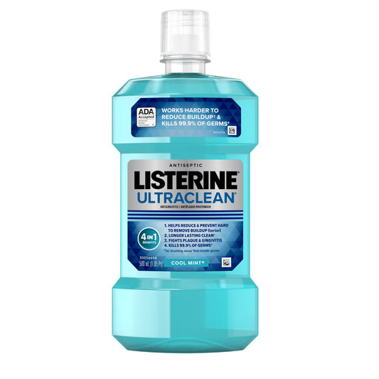 Listerine Ultraclean Antiseptic Mouthwash - Cool Mint