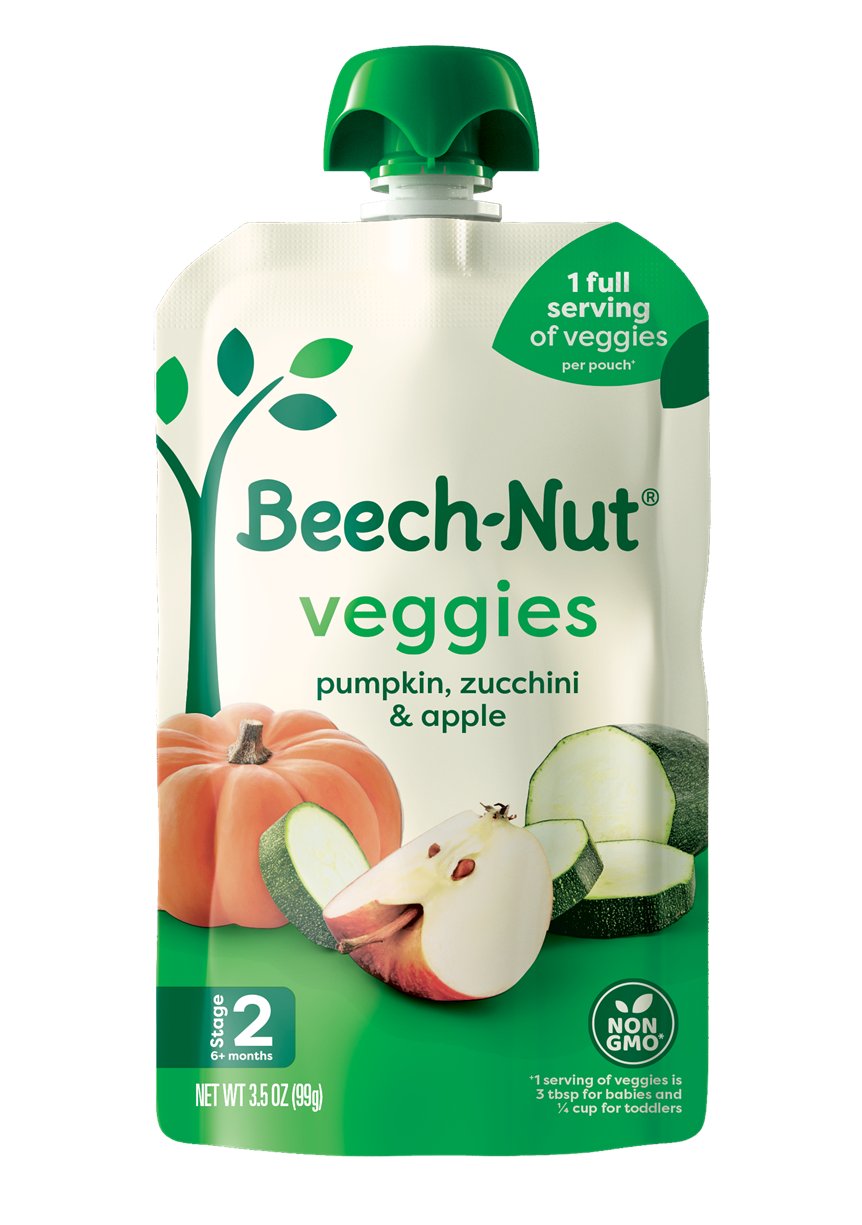 Beech-Nut Veggies Pouch - Pumpkin Zucchini & Apple