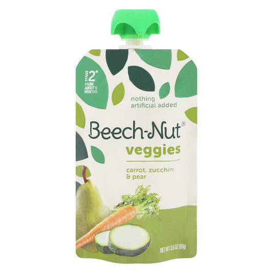 Beech-Nut Veggies Pouch - Carrot Zucchini & Pear