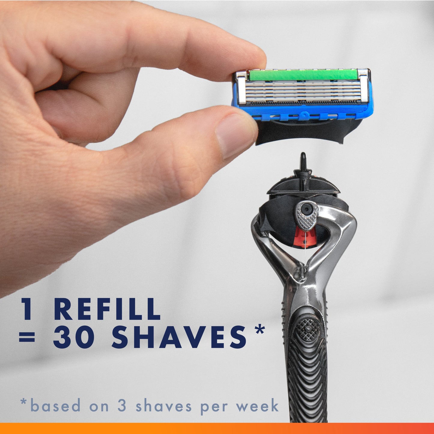 Gillette ProGlide Razor + 2 Blade Refills