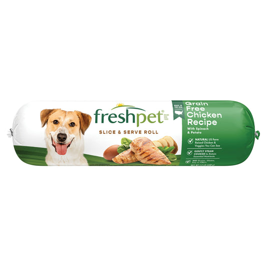Freshpet Select Healthy & Natural Dog Food - Fresh Grain Free Chicken Roll