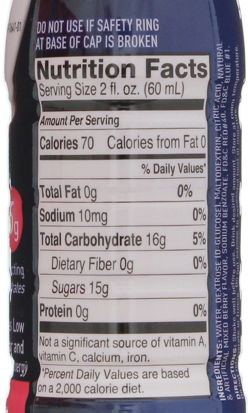 TRUEplus Glucose Shot, Mixed Berry