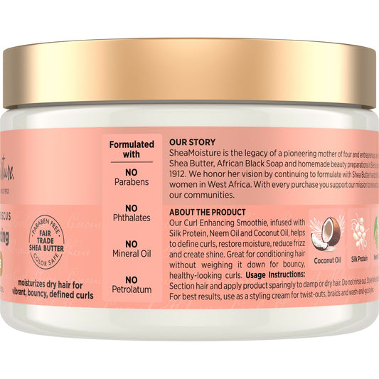 SheaMoisture Smoothie Curl Enhancing Cream - Coconut and Hibiscus