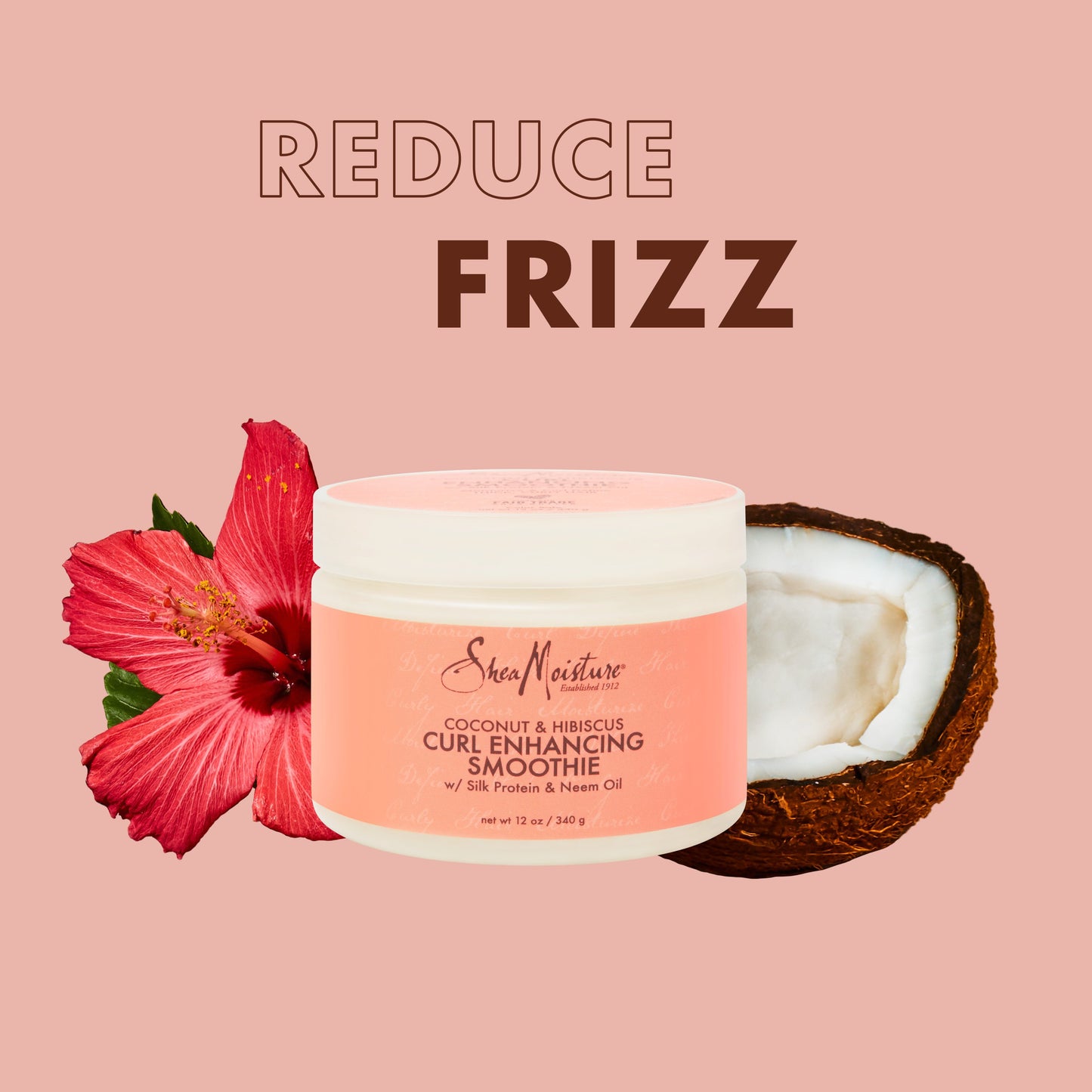 SheaMoisture Smoothie Curl Enhancing Cream - Coconut and Hibiscus