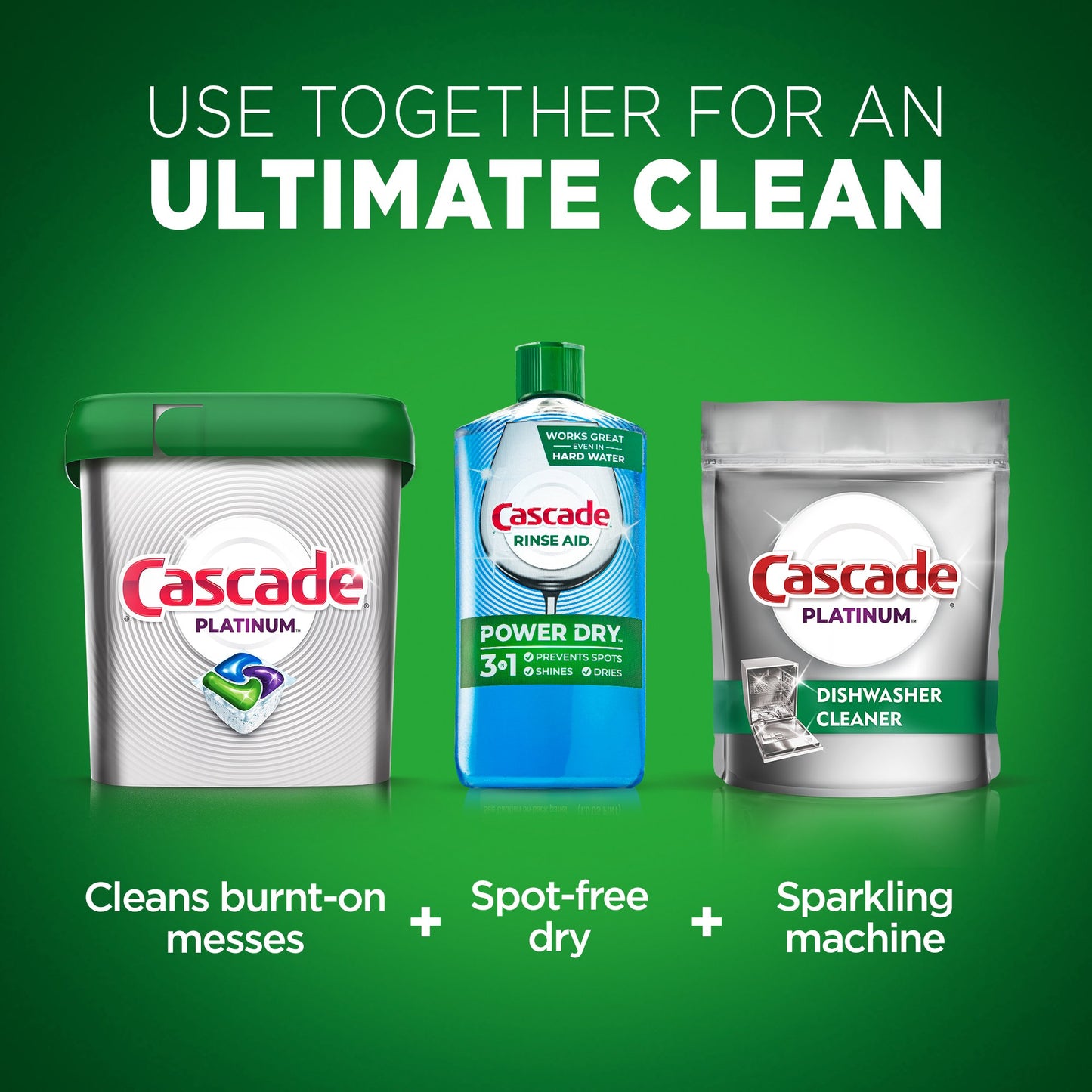 Cascade Power Dry Dishwasher Rinse Aid