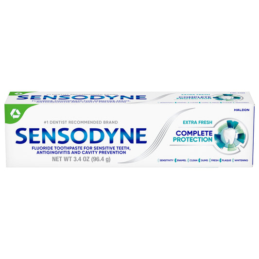 Sensodyne Complete Protection Sensitive Toothpaste, Extra Fresh