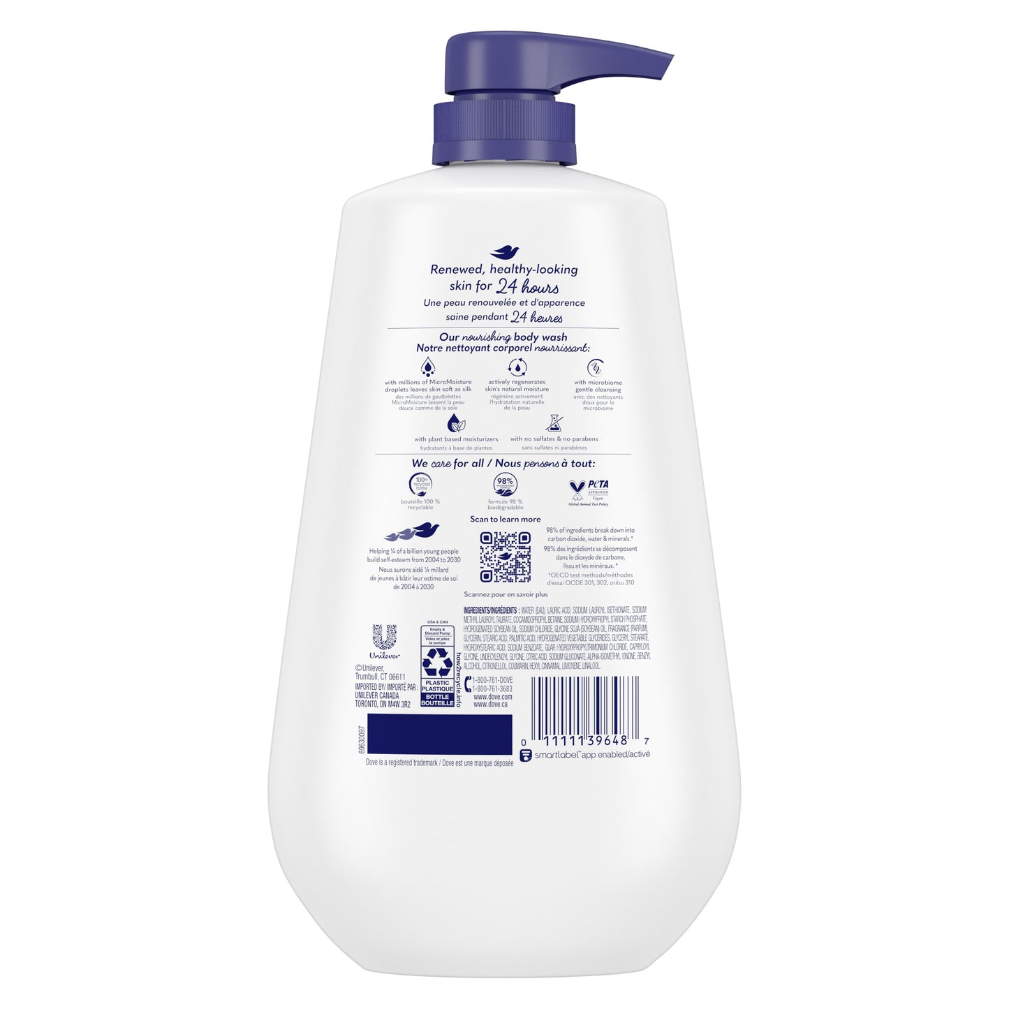 Dove Deep Moisture Body Wash with Pump