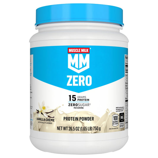 Muscle Milk Zero Sugar 15g Protein Powder - Vanilla Creme