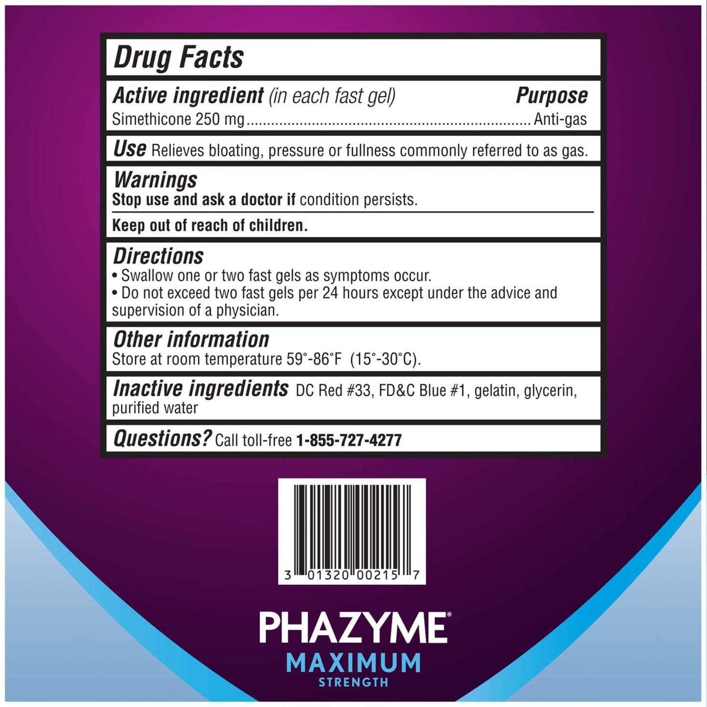 Phazyme Gas & Bloating Relief