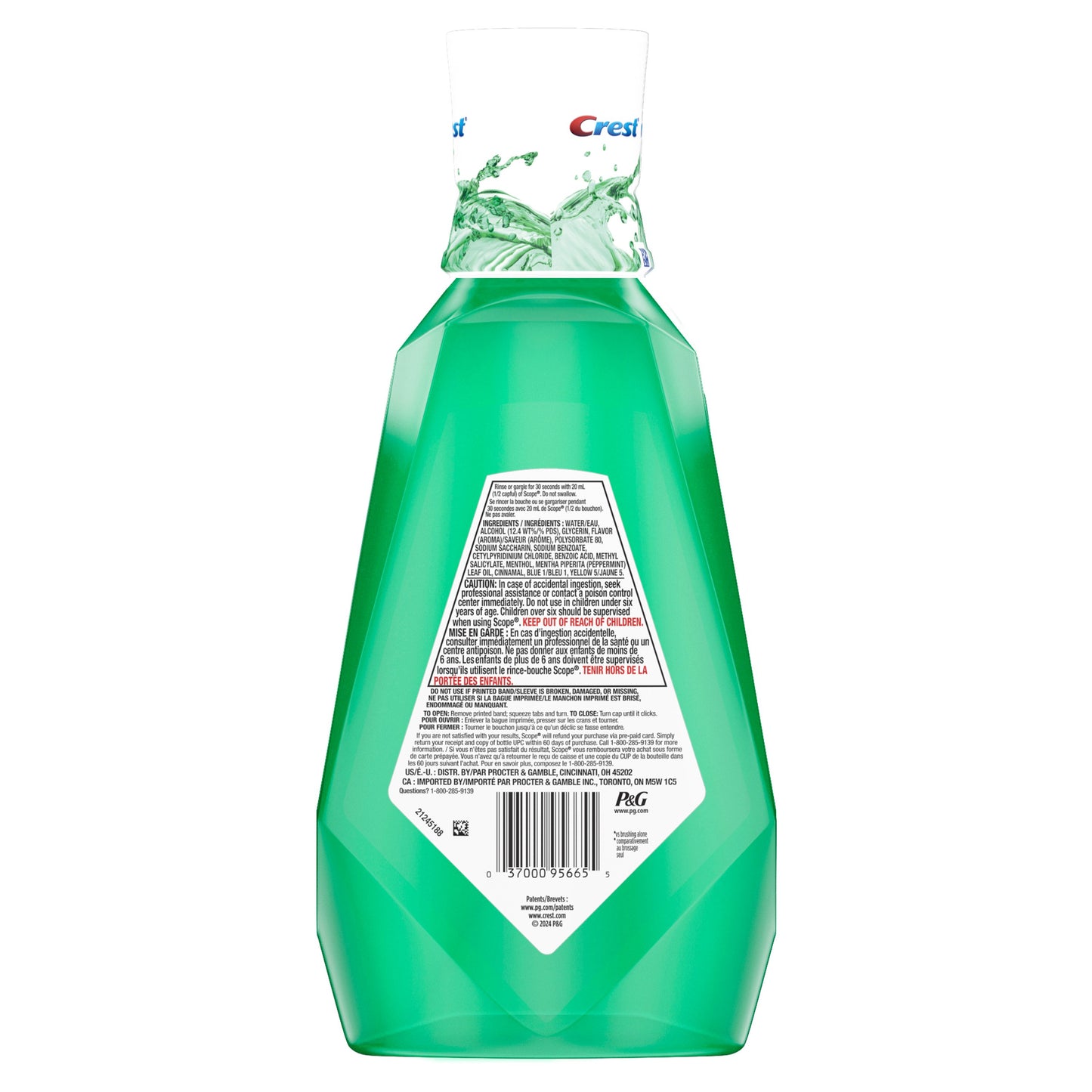 Crest Scope Outlast Long Lasting Mouthwash Mint