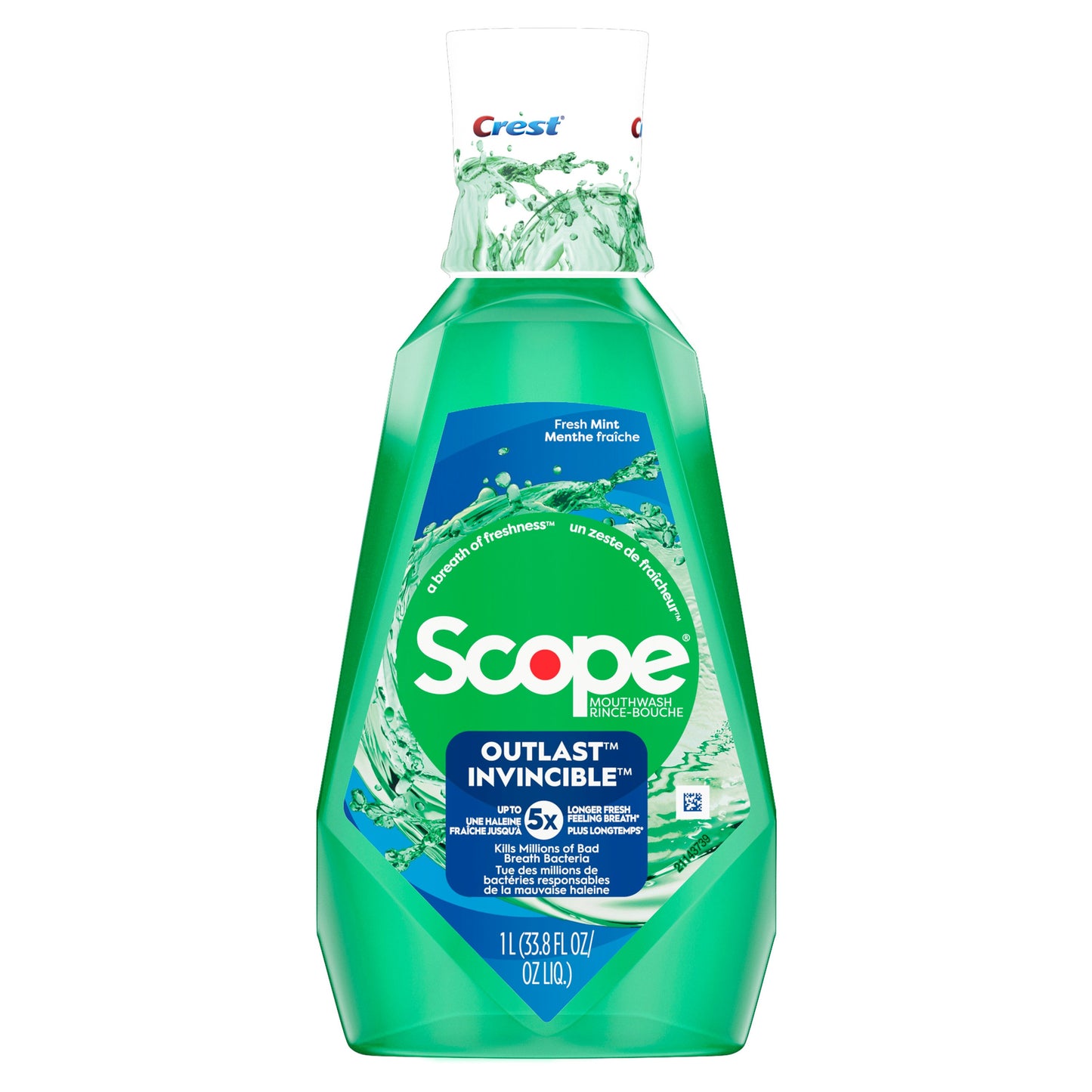 Crest Scope Outlast Long Lasting Mouthwash Mint