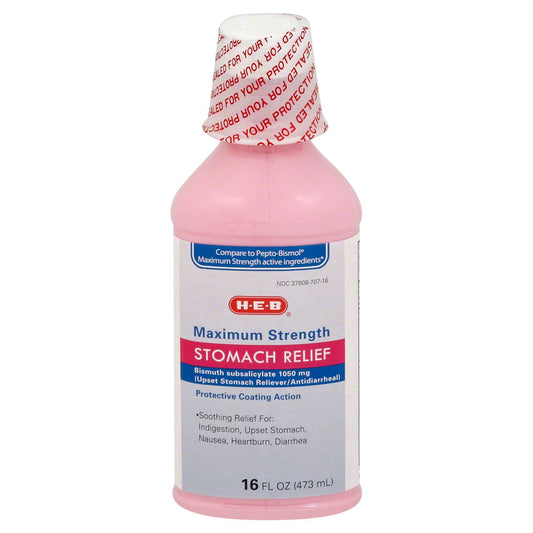 H-E-B Stomach Relief Maximum Strength Liquid