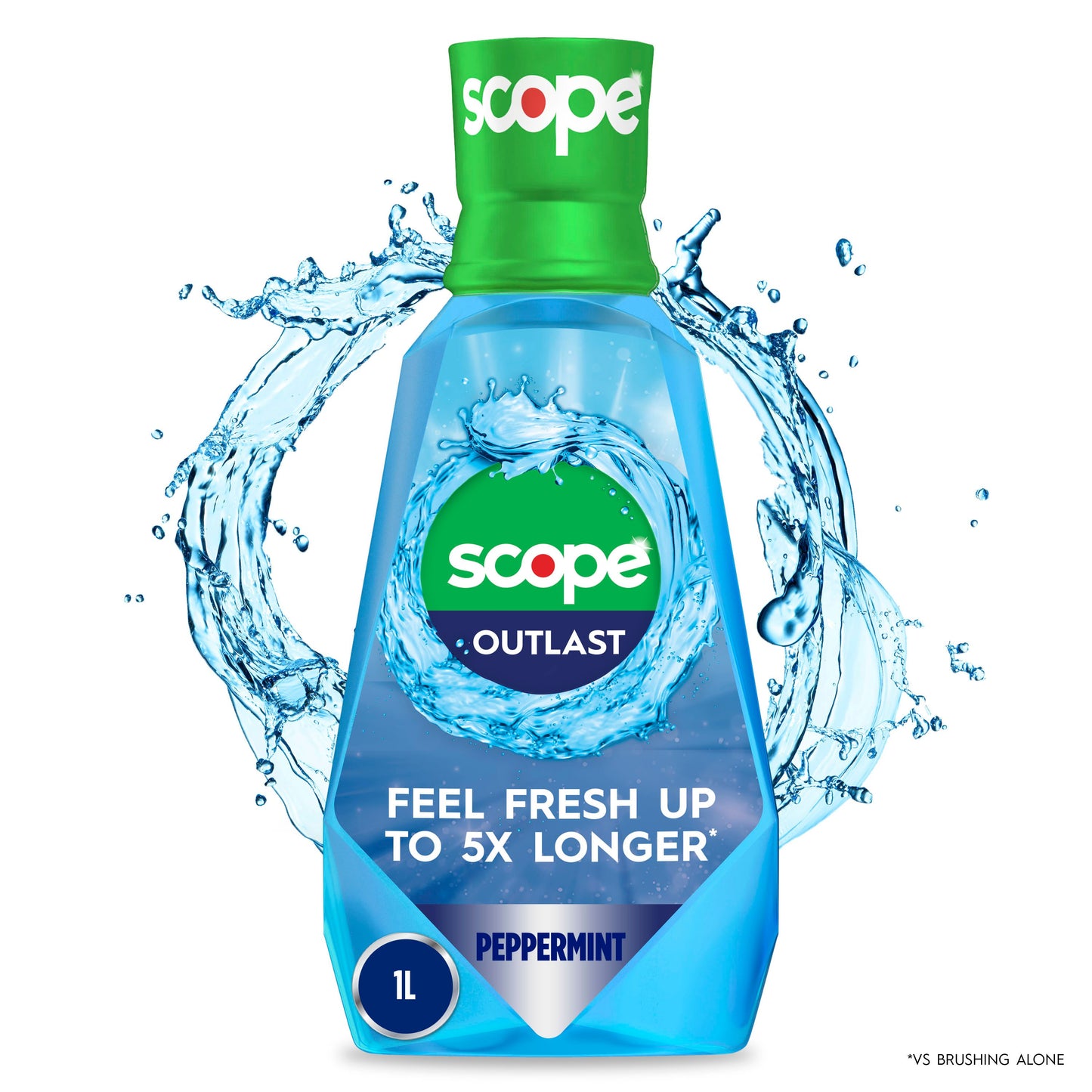 Crest Scope Outlast Mouthwash - Cool Peppermint