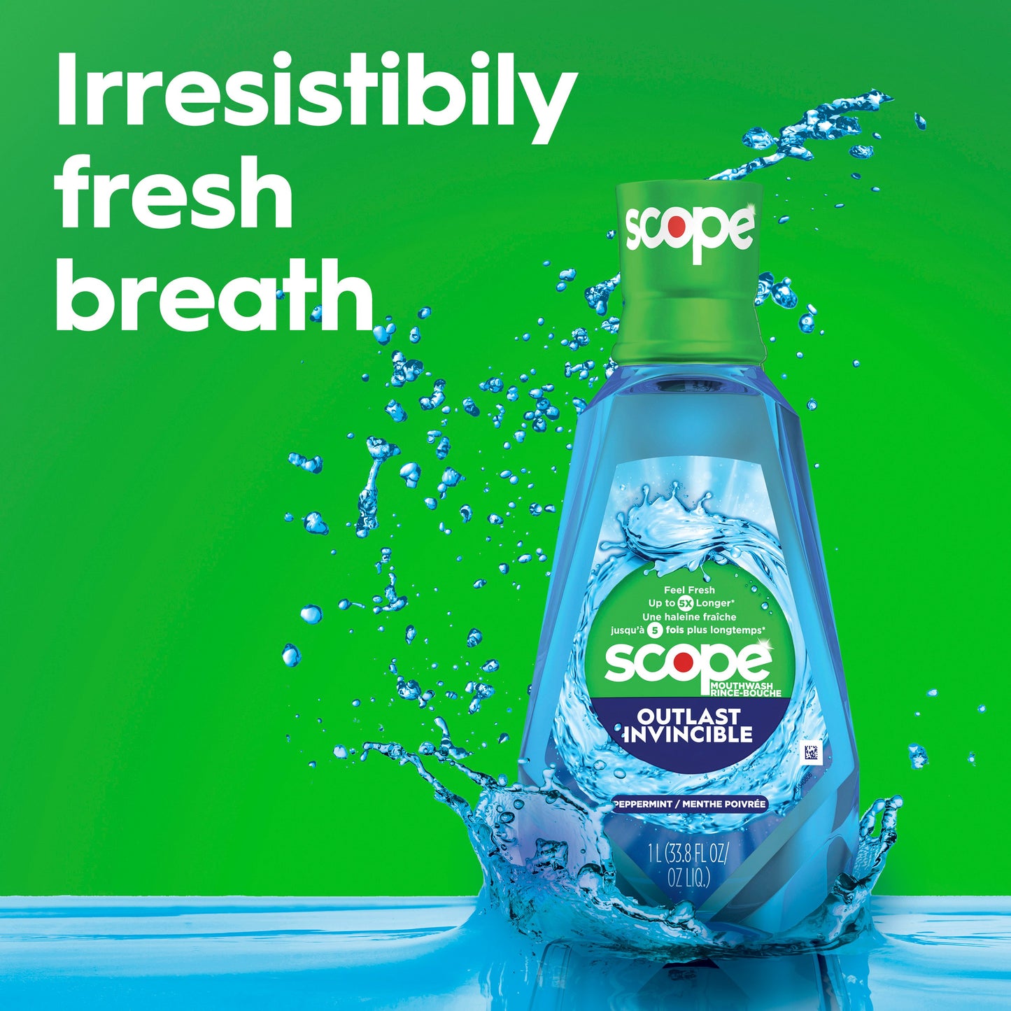 Crest Scope Outlast Mouthwash - Cool Peppermint