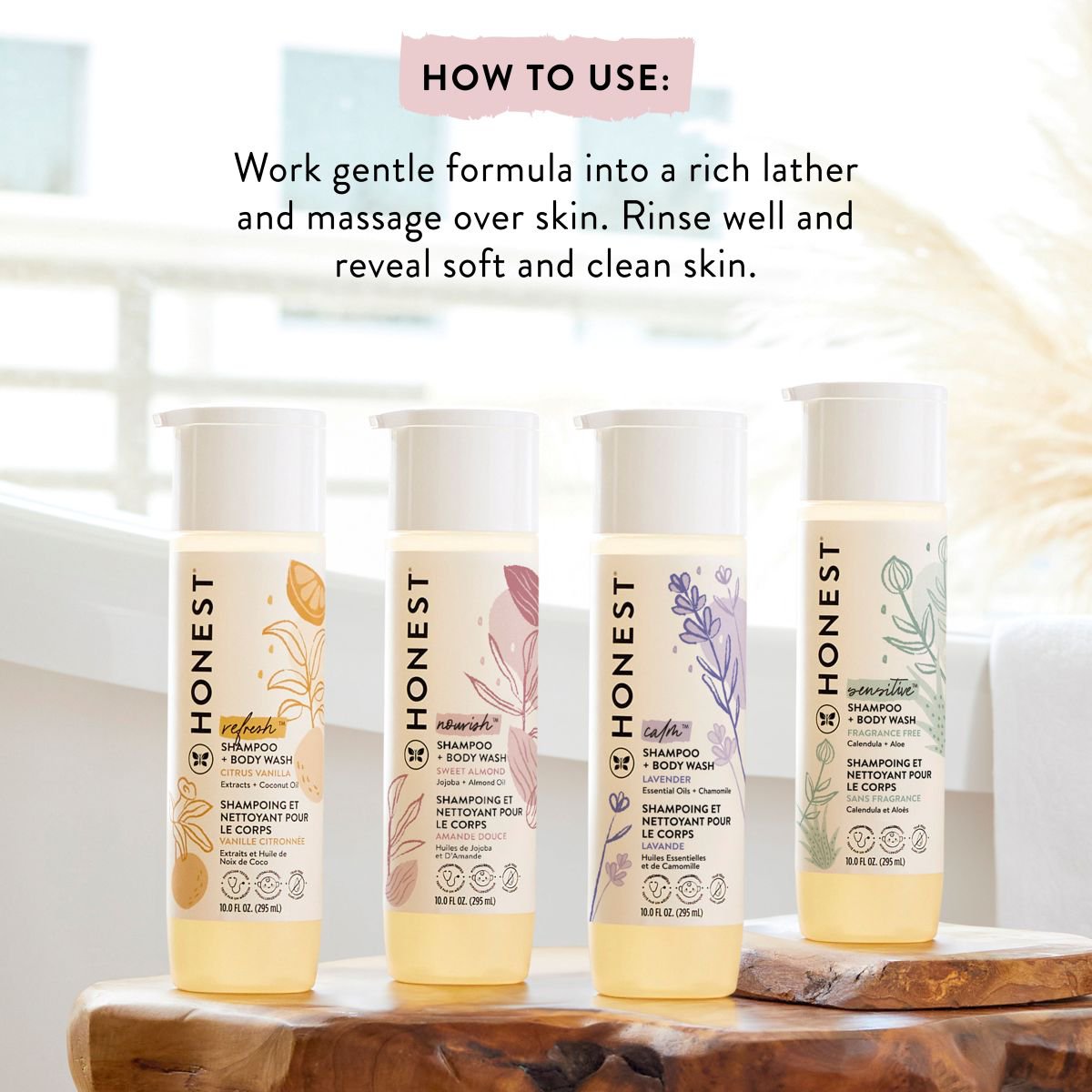 The Honest Company Refresh Shampoo And Body Wash - Citrus Vanilla