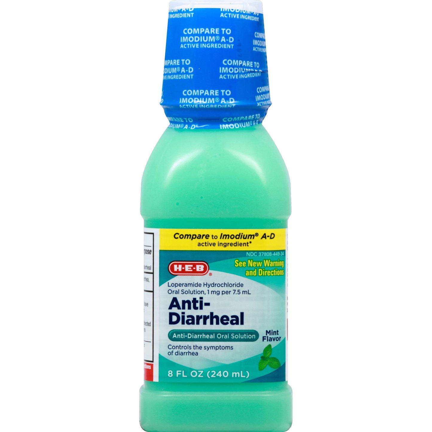 H-E-B Anti-Diarrheal Mint Oral Suspension