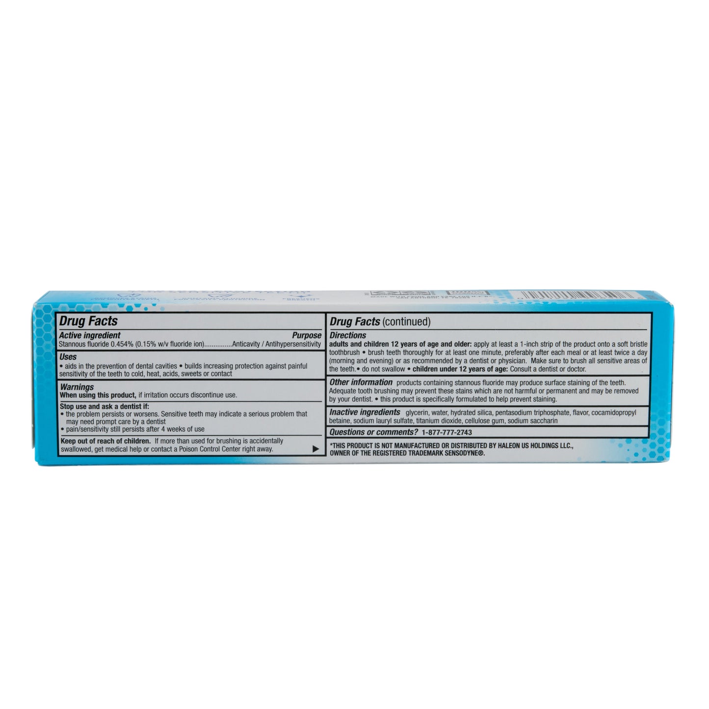 H-E-B Sensitive Fluoride Toothpaste - Fresh Mint
