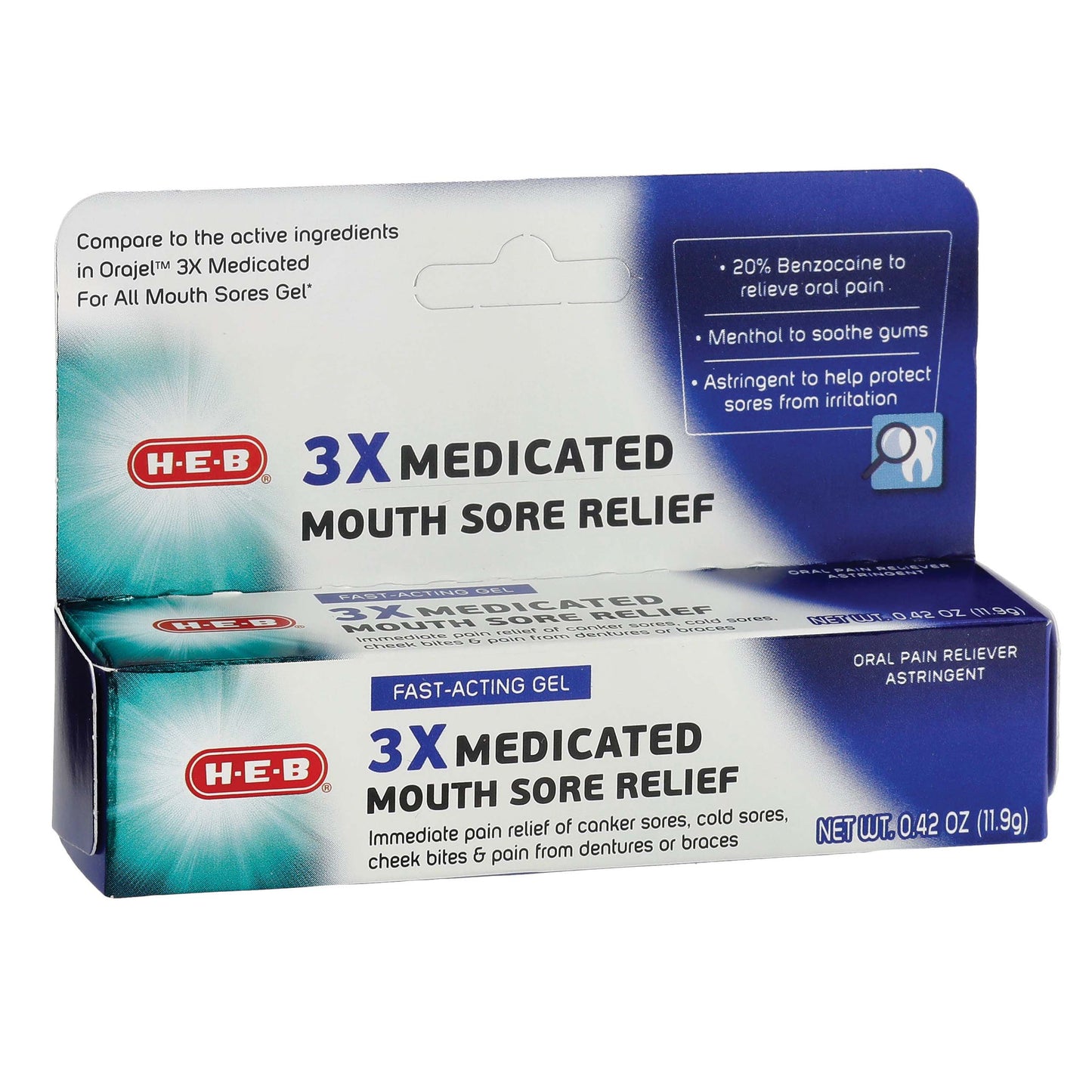 H-E-B Mouth Sore Relief Gel