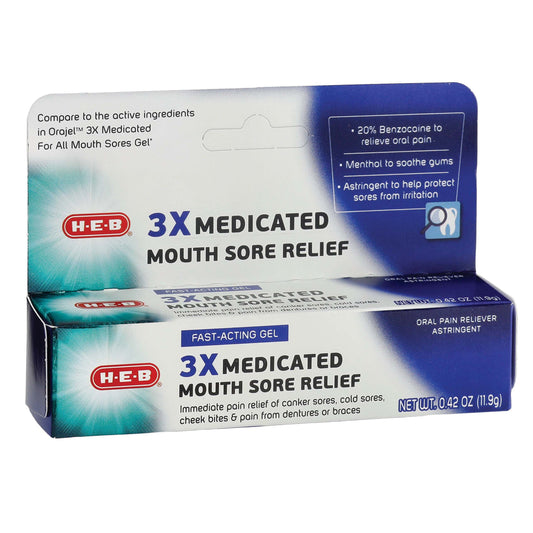 H-E-B Mouth Sore Relief Gel