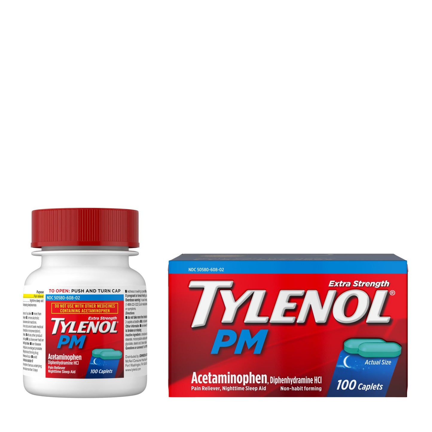 Tylenol PM Extra Strength Pain Relief & Sleep Aid Caplets