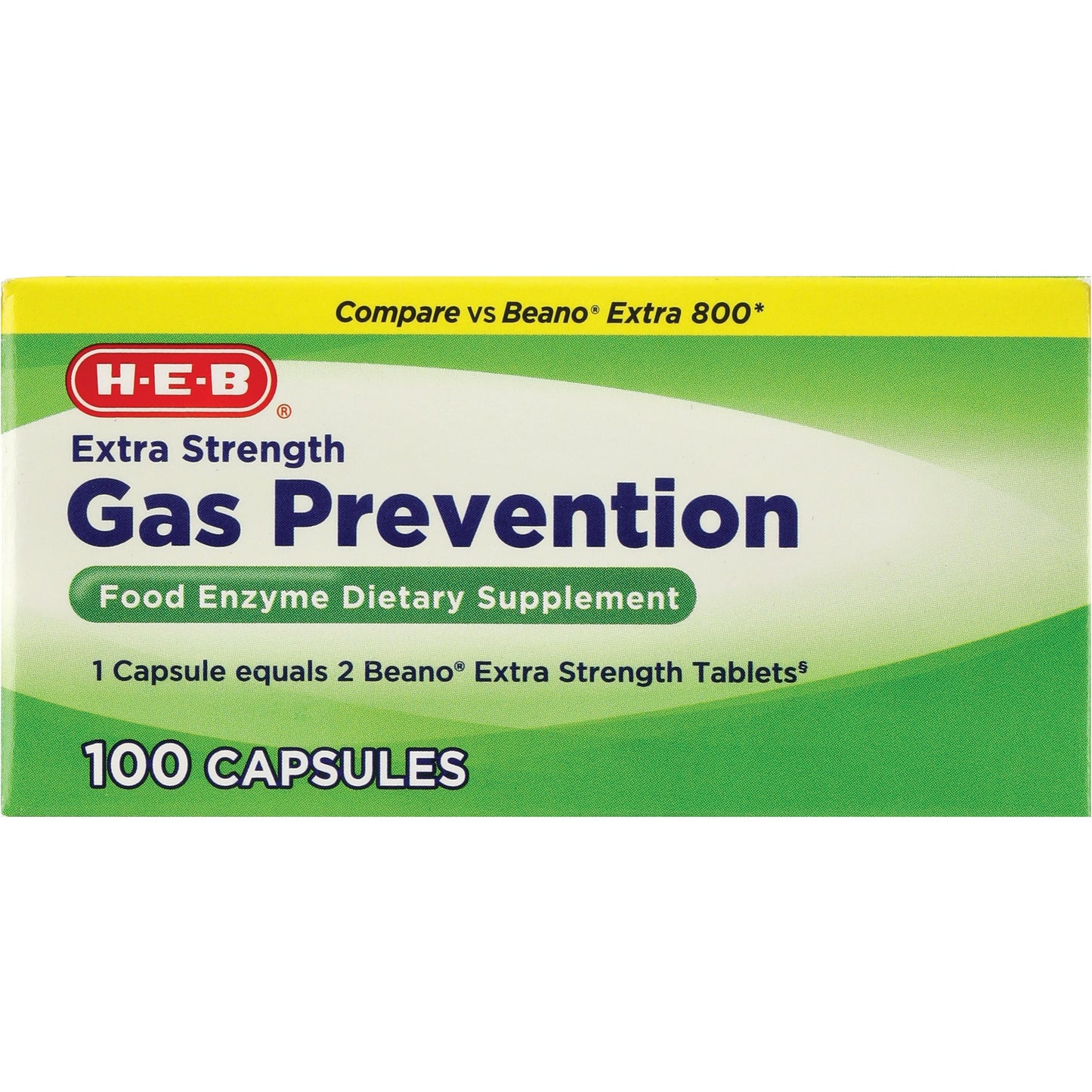 H-E-B Gas Relief & Prevention Capsules