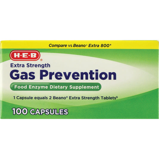 H-E-B Gas Relief & Prevention Capsules