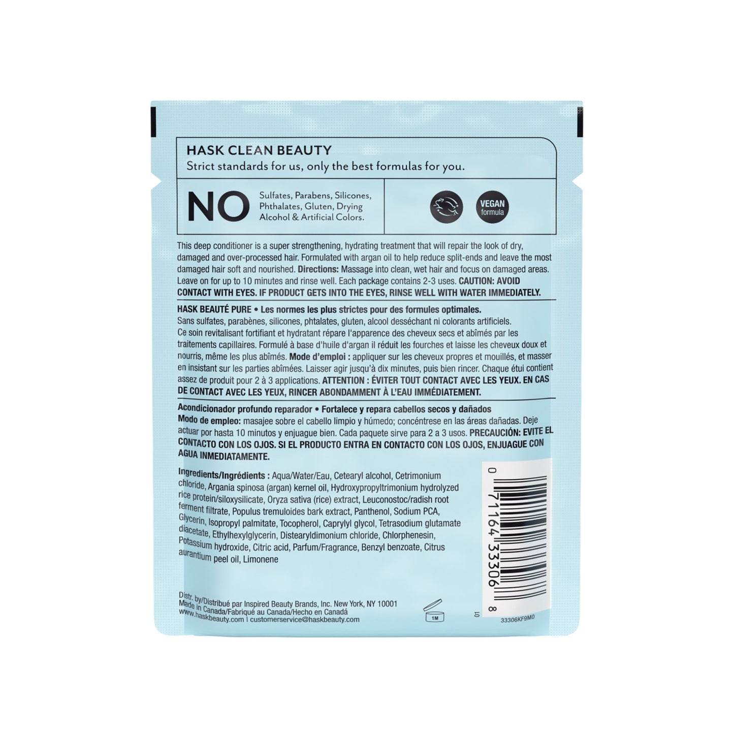HASK Argan Oil Repairing Deep Conditioner