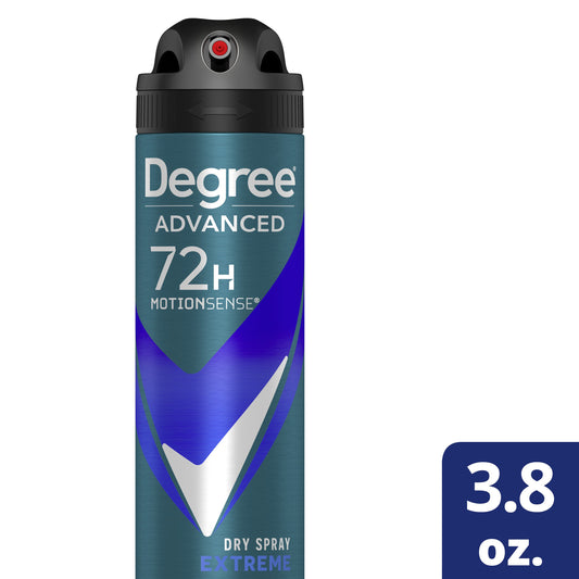 Degree Men 72 Hr Advanced Antiperspirant Deodorant Dry Spray - Extreme