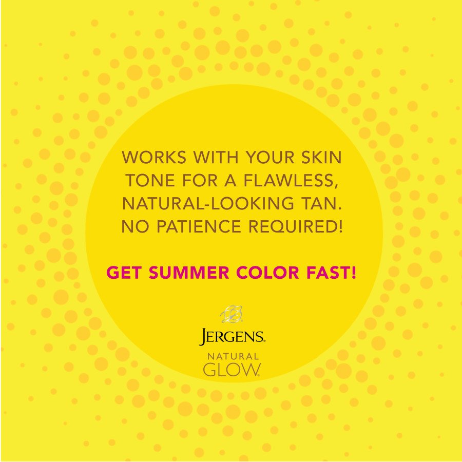 Jergens Natural Glow Instant Sun Deep Bronze Tanning Mousse