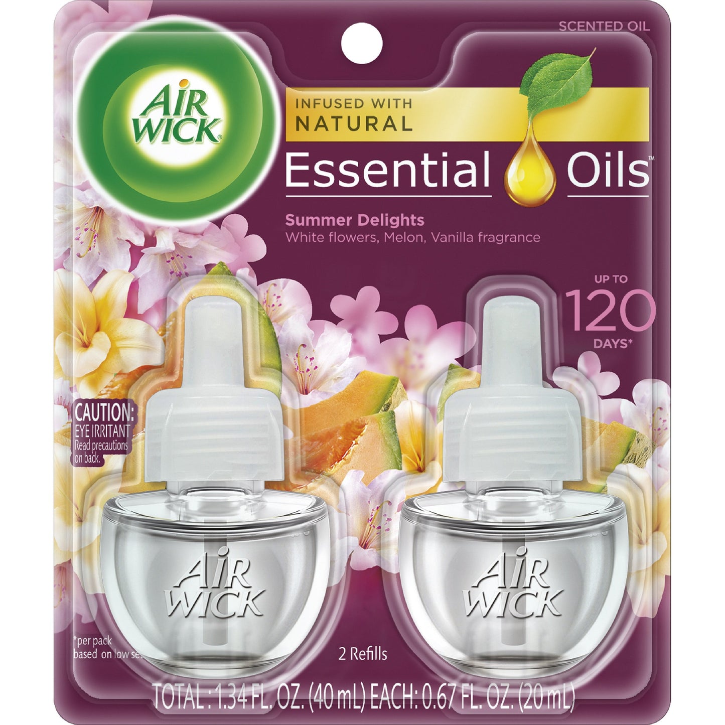 Air Wick Scented Oil Refill, Plug In Air Freshener, Summer Delights