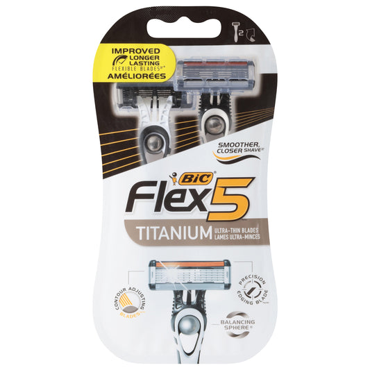 BIC Flex 5 Titanium Blades Disposable Razor