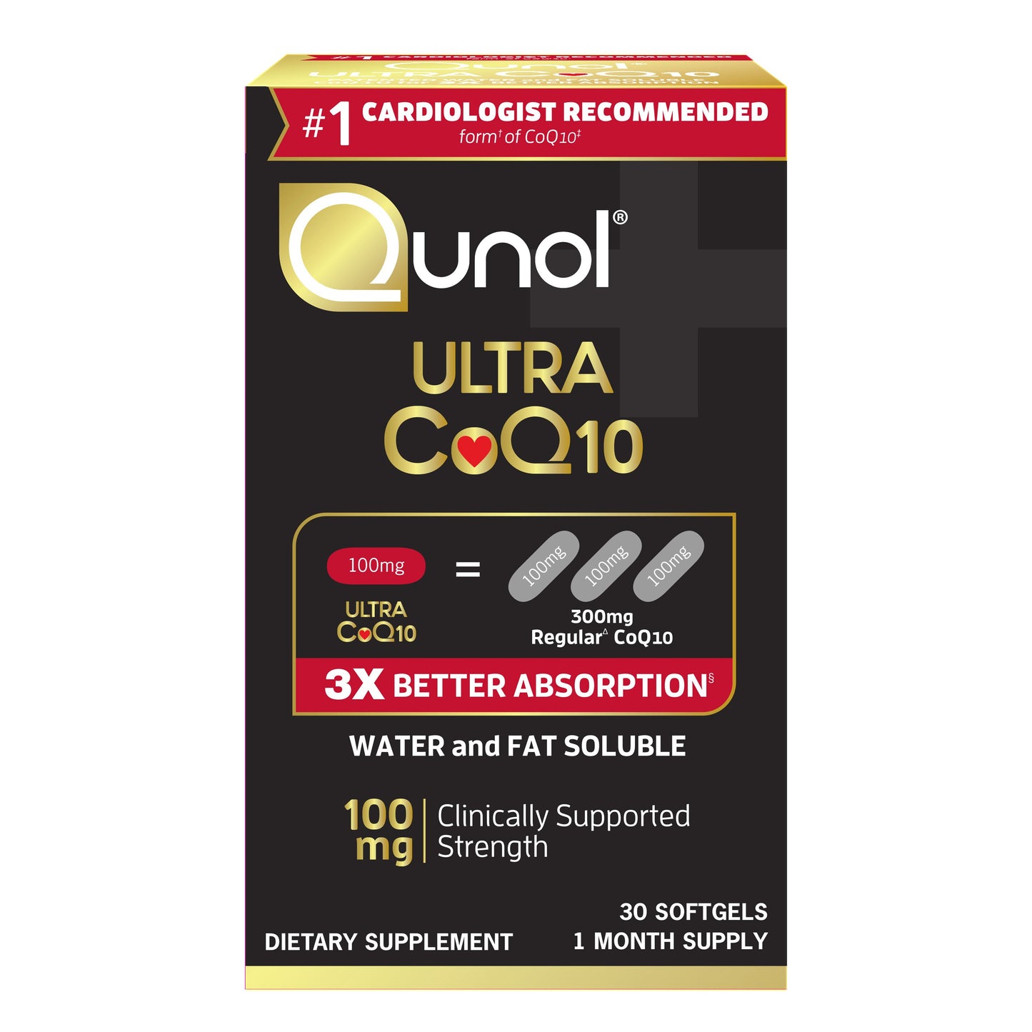 Qunol Ultra CoQ10 Softgels - 100 mg
