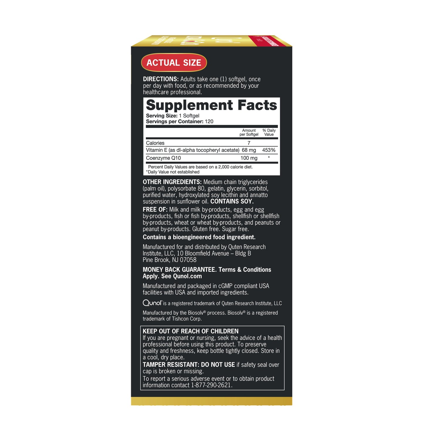 Qunol Ultra CoQ10 100MG 4 Month Supply