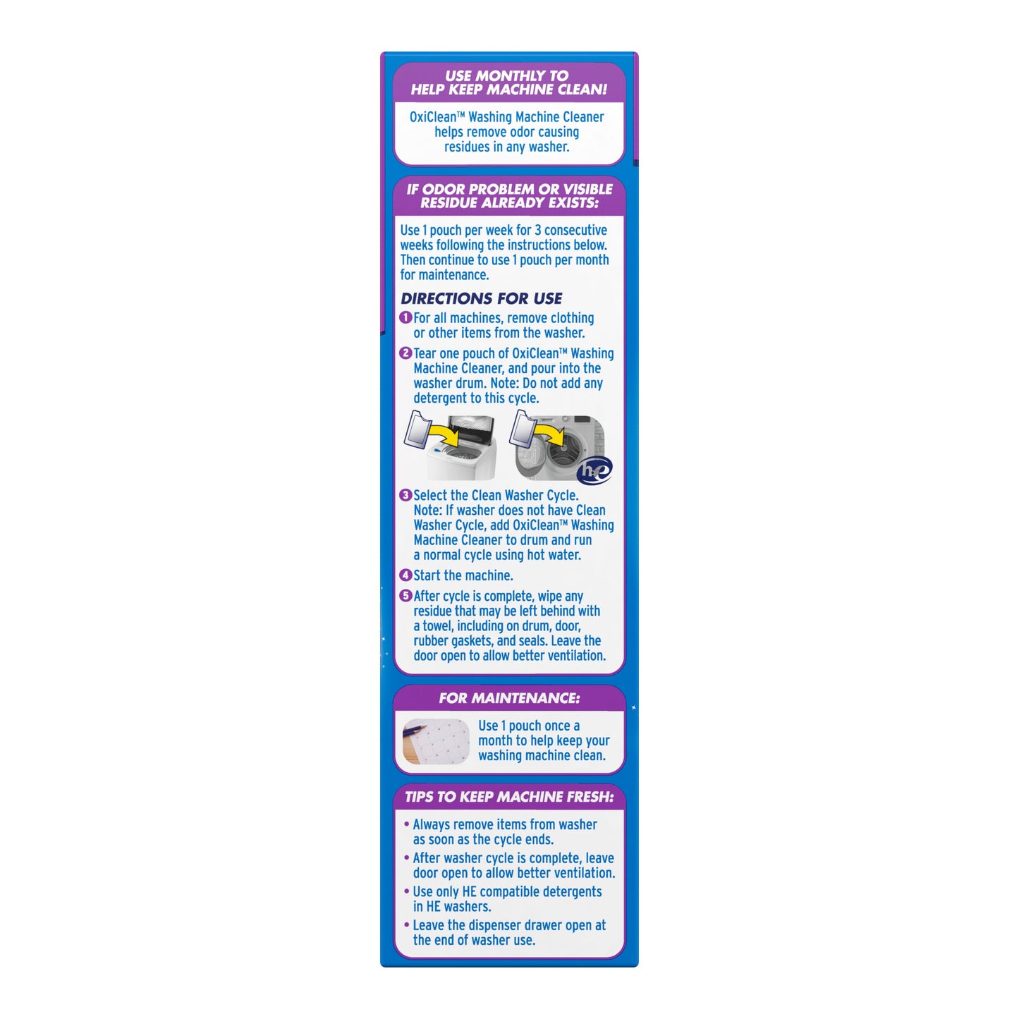 OxiClean Washing Machine Cleaner