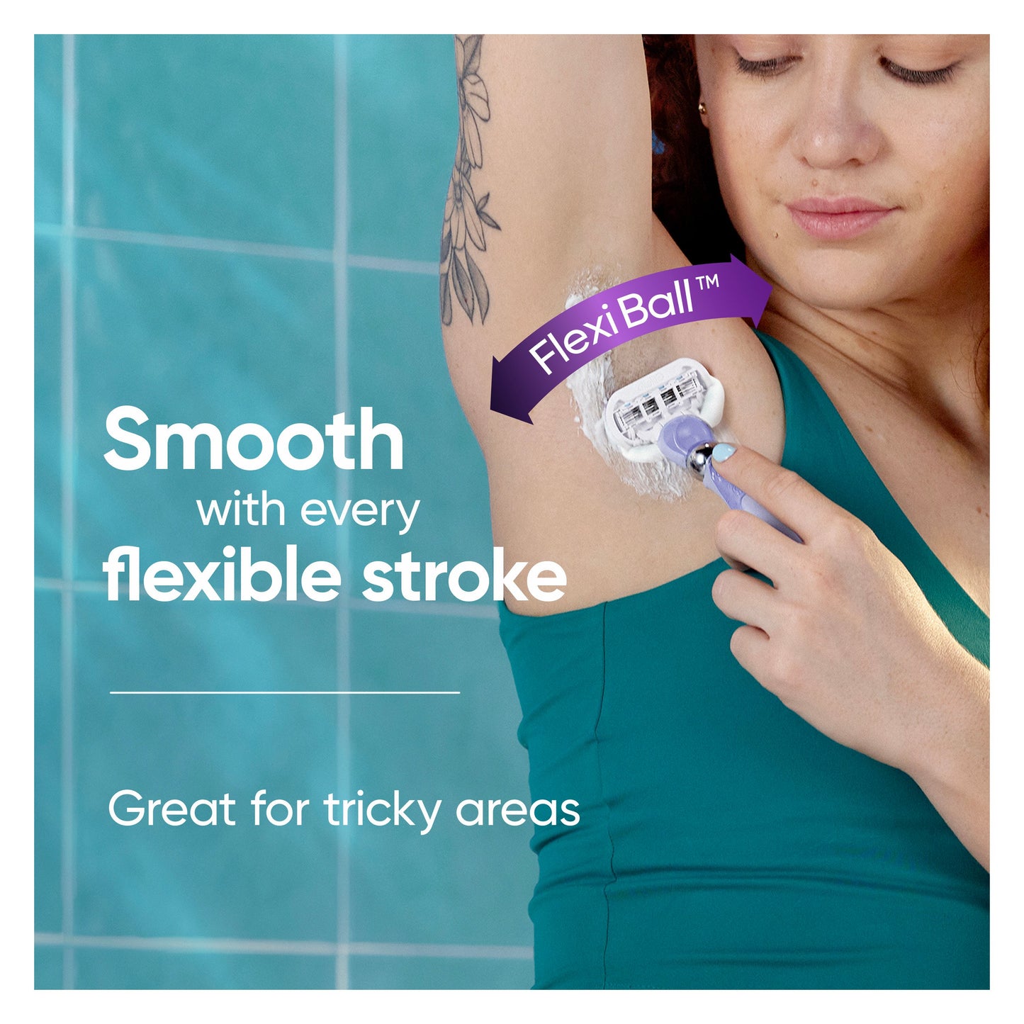 Gillette Venus Deluxe Smooth Swirl Women's Razor Handle + 2 Blade Refills