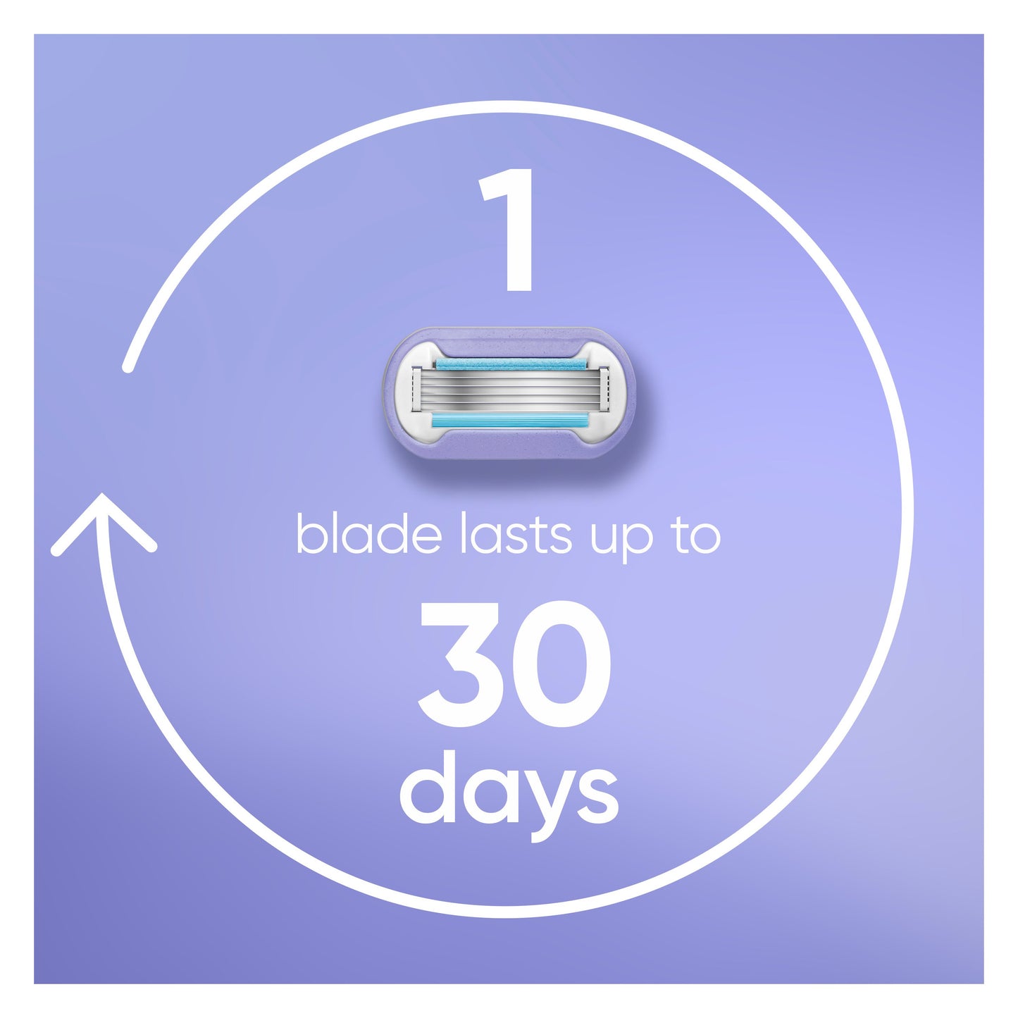 Gillette Venus Deluxe Smooth Swirl Women's Razor Handle + 2 Blade Refills