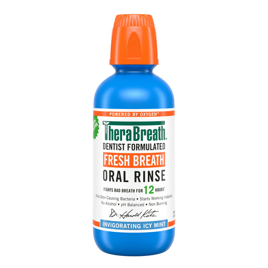 TheraBreath Fresh Breath Oral Rinse - Icy Mint