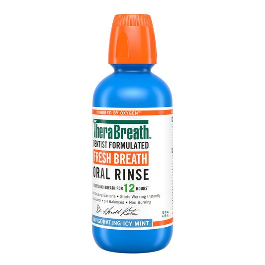 TheraBreath Fresh Breath Oral Rinse - Icy Mint