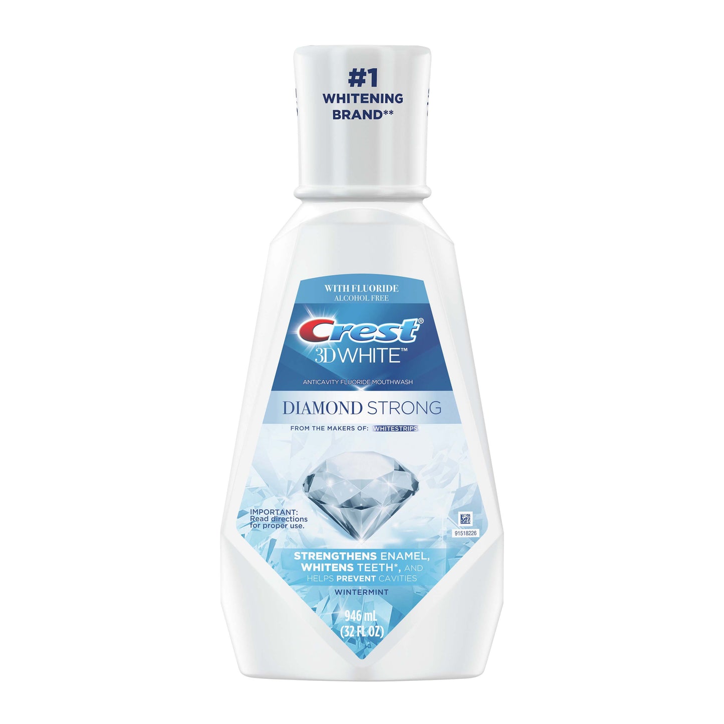 Crest 3D White Diamond Strong Mouthwash - WinterMint