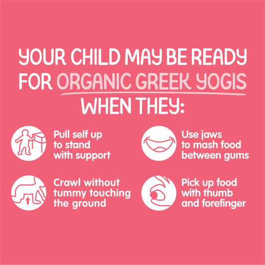 Happy Baby Organics Organic Greek Yogis Freeze-Dried Greek Yogurt & Fruit Snacks - Strawberry Banana