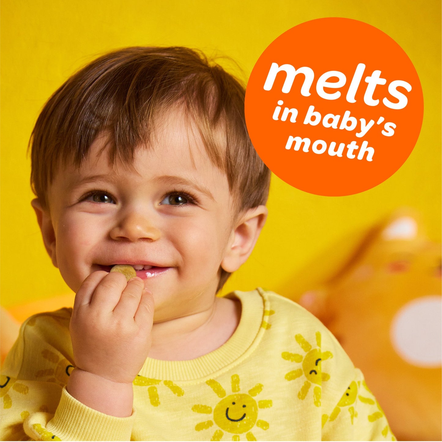 Happy Baby Organics Organic Greek Yogis Freeze-Dried Greek Yogurt & Fruit Snacks - Strawberry Banana