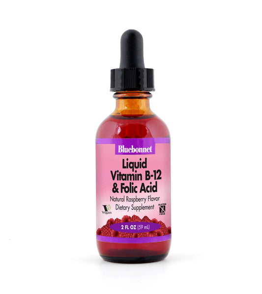 Bluebonnet Liquid Vitamin B12 & Folic Aci