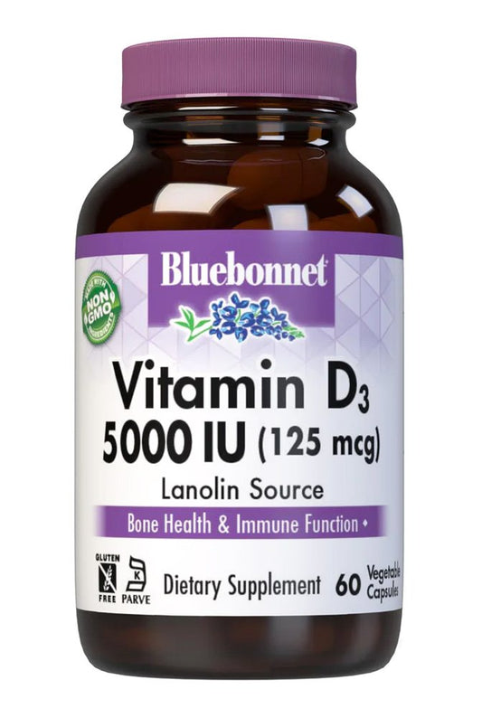 Bluebonnet Vitamin D3 5000 IU
