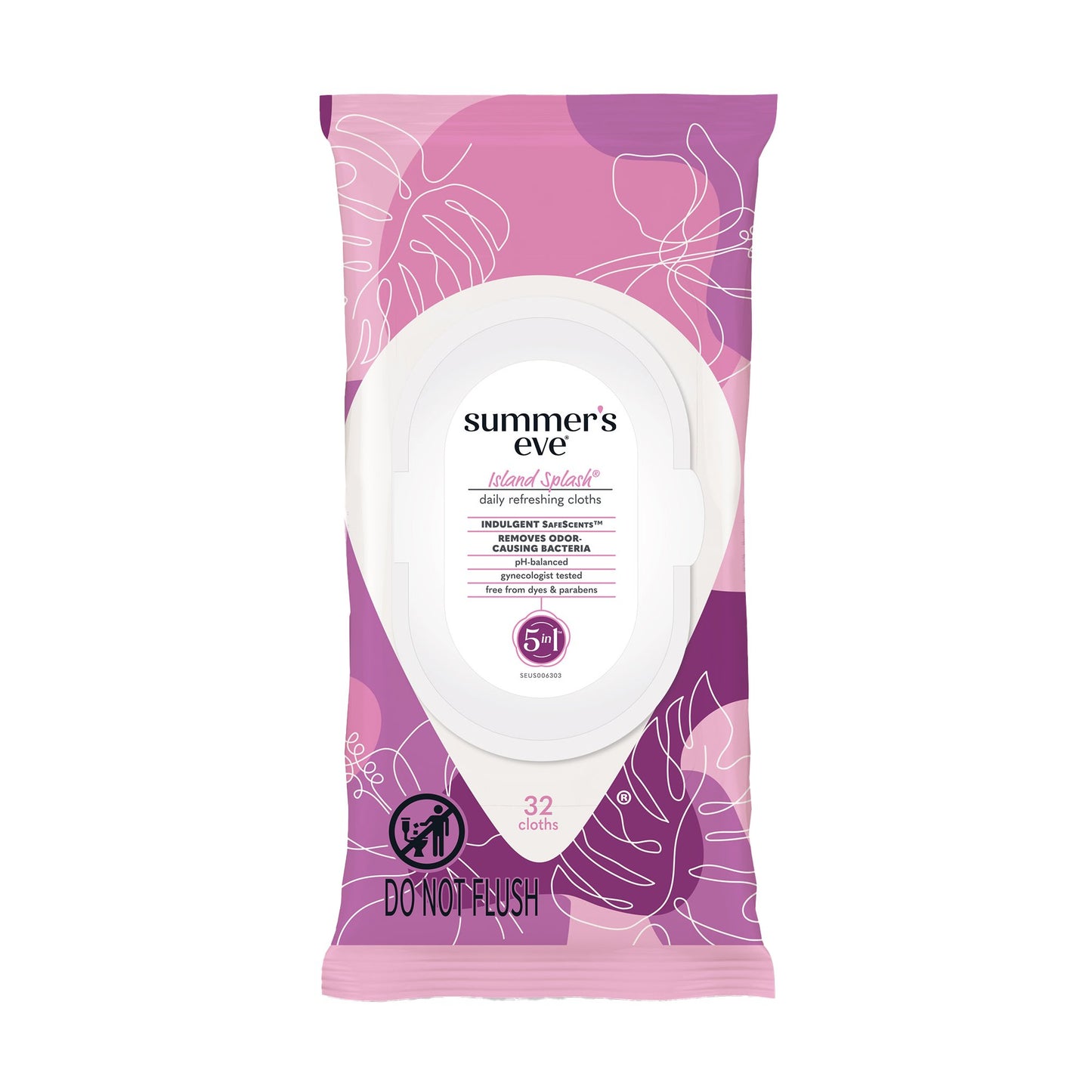 Summer's Eve Feminine Wipes - Island Splash